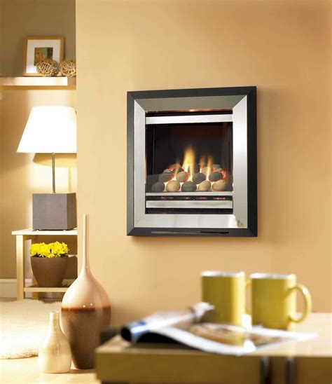 in wall gas fireplace